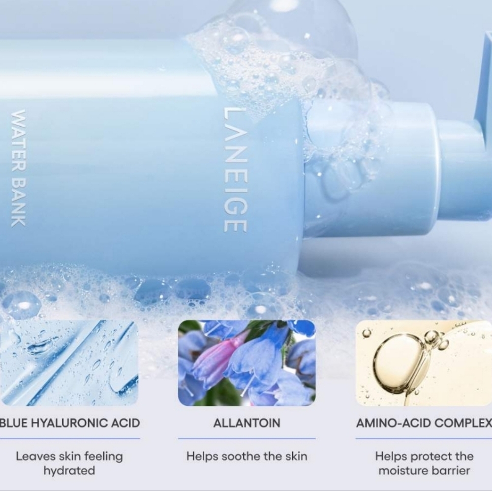 NIB LANEIGE WATER BANK GENTLE GEL CLEANSER - Picture 8 of 16